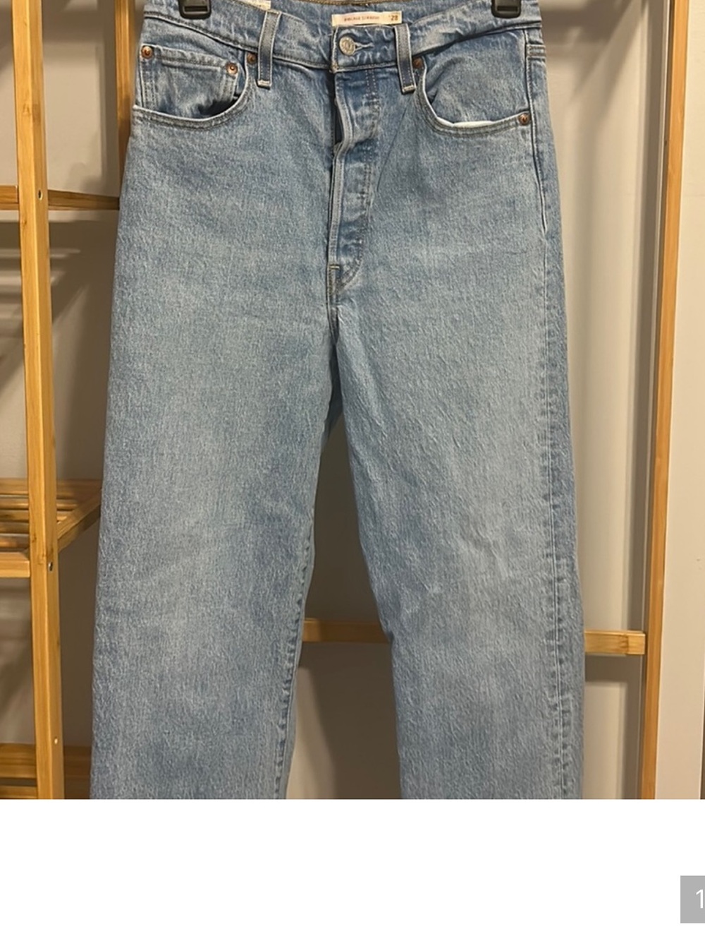 Levi’s rib cage straight denim EUC - Picture 5 of 5